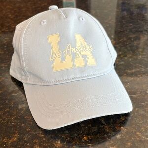 H&M girls Los Angeles LA Kids Baseball Cap - Light Blue